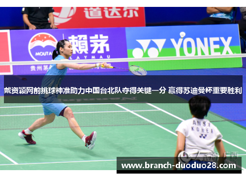 戴资颖网前挑球神准助力中国台北队夺得关键一分 赢得苏迪曼杯重要胜利