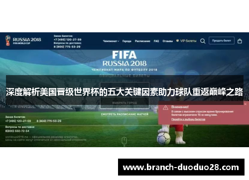 深度解析美国晋级世界杯的五大关键因素助力球队重返巅峰之路